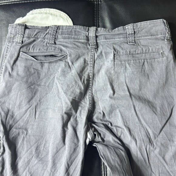Wrangler Men's Cargo Pants Gray Outdoor Hiking Relaxed Fit Stretch 34x30 - Picture 4 of 12